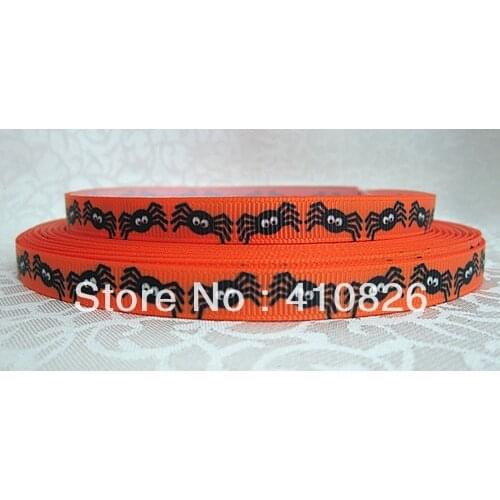 Q&N ribbon wholesale/OEM 3/8inch 9mm 86053 printed grosgrain ribbon 50yds/roll free shipping