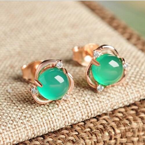 Opal Earrings Women 2019 Fashion Jewelry Accessories Ears Decorations Female Earrings Body Jewelry Gifts For Ladies Alloy Earing