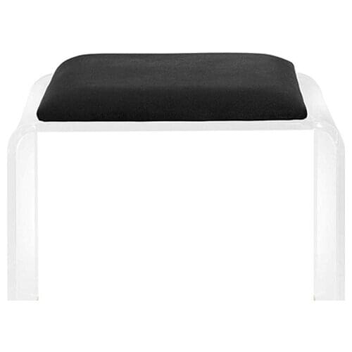 Customized Modern Minimalist Acrylic Shoe Replacement Small Stool Transparent Chair Makeup Stool Nordic Light Luxury Creative Do