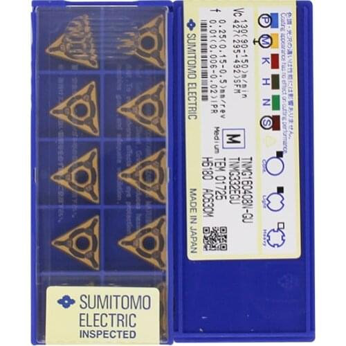 TNMG160408N-GU AC630M 100% Original SUMITOMO brand with the best quality 10pcs/lot free shipping