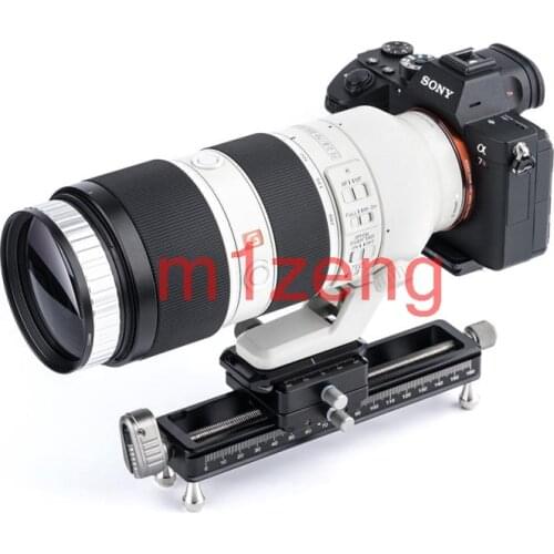 Up cradle Focusing Rail Slider BallHead tripod head guide extended Quick Release Plate For dslr Camera