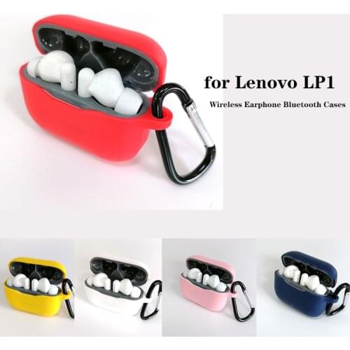 For Lenovolp Case Cover Protection box Silicone Case for Lenovo LP1 TWS Wireless Earphone Bluetooth Cases coque Protective