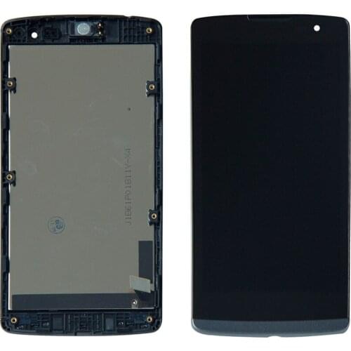KUERT LCD For LG H340 H345 MS345 C50 LCD Display Digitizer Screen Touch Panel Glass Sensor Assembly with Frame