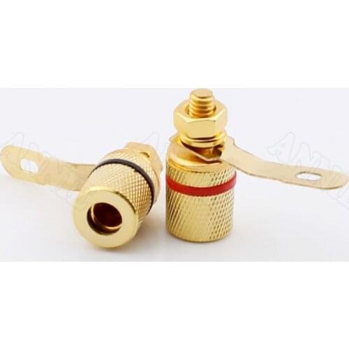 10pcs/lot Speaker Wire Terminal Banana Plug Connector Horn Cable Audio Socket