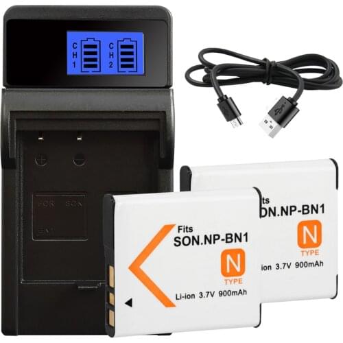 NP-BN1 Battery For SONY DSC WX5 TX9 T99 TX7 TX5 W390 W380 W350 W320 W360 QX100 900amh NP-BN1 NP BN1 Charger Battery
