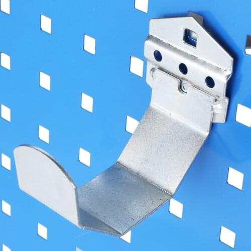 100mm Big Pole Bracket Tool Holder Hardcore Hook Storage Toolbox Rack Hanging Wall Board Organizer Pendant fit Workshop/Garage