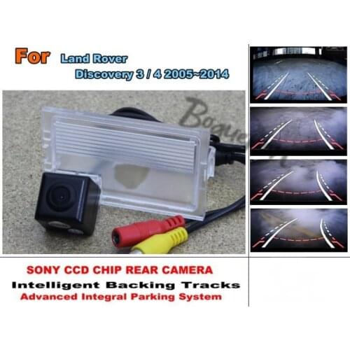 For Land Rover Discovery 3 / 4 2005~2014 Car Intelligent Parking Tracks Camera / HD Back up Reverse Camera / Rear View Camera