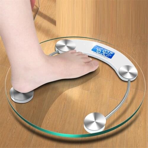 HOT A3 Bathroom Scales Accurate Smart Electronic Digital Weight Home Floor Health Balance Body Glass LED Display 180kg