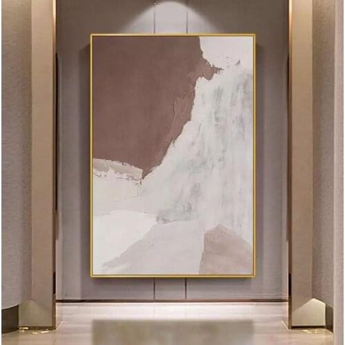 100% Hand Painted Oil Painting Original Handmade Texture Simple Design Wall Abstract Unframed Canvas Art Craft Large Size