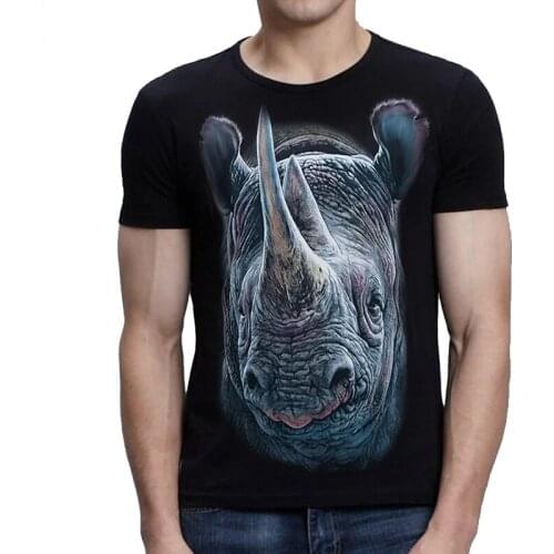 BINYUXD 2018 Mens T Shirt 3D Printed Animal Monkey tshirt Short Sleeve Funny Design Casual Tops Tees Male Summer T-shirt tees