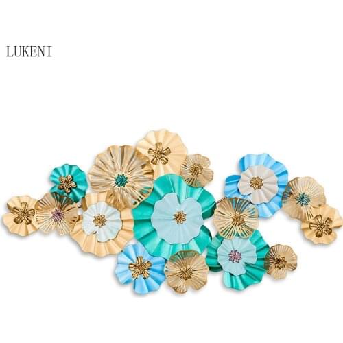 New Chinese Creative Wrought Iron Decoration Wall Hanging Living Room Wall Decoration Hotel Corridor Hanging Decoration