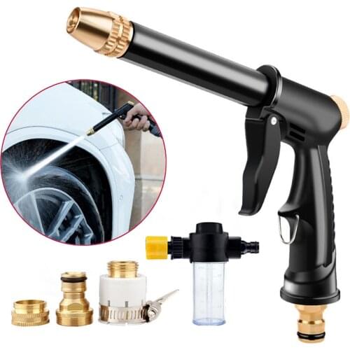High Pressure Spray Water Gun Washing Garden Watering Hose Nozzle Sprinkler Car Cleaning Wash Tool Kits Auto Washer Guns