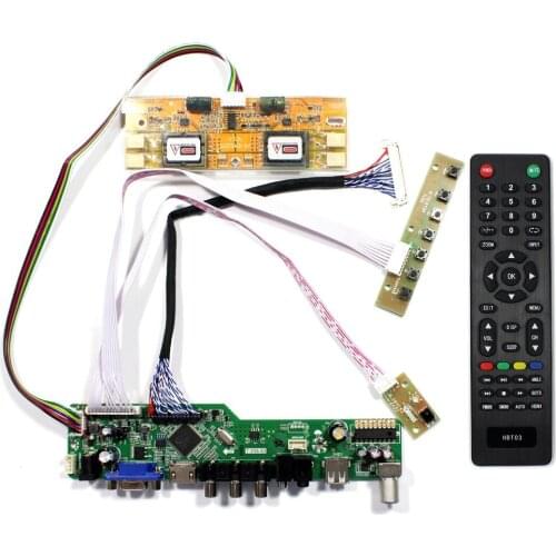 TV+H DMI+VGA+AV+USB+RF LCD Control Board For 21.5inch 23inch 1920x1080 LM215WF1-TLA1 M215HW01-V0 LM230WF1 LCD Screen