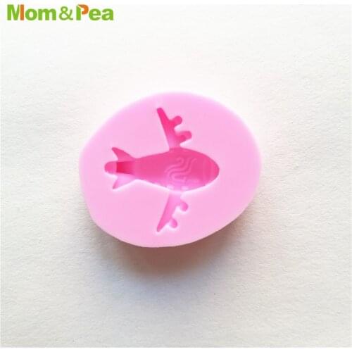 XK091 Plane Shaped Silicone Mold Gum Paste Chocolate Ornamental Fondant Mould Cake Decoration Tools