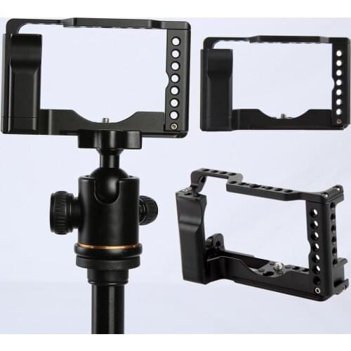 Stable Camera Cage Form-fitting Aluminum Alloy Stablizer with Cold Shoe for Canon for EOS M6 Mark 2 Accessories