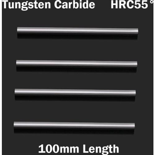12mm 14mm 16mm OD 100mm Length HRC55 Tungsten Solid Carbide Jobber Drill Bit Boring Round CNC Cutting Turning Lathe Tool Bar Rod