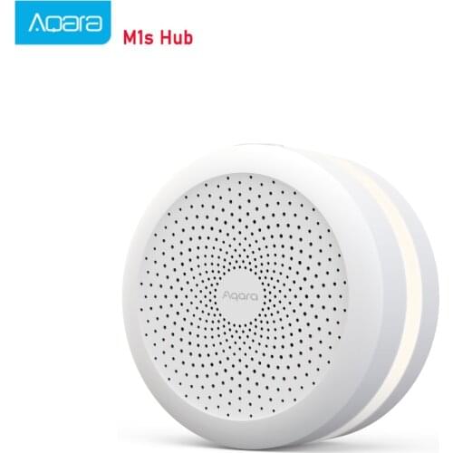2021 Newest Aqara M1S Hub Gateway with RGB Led Night Light Zigbee 3.0 Siri Voice APP Remote Control Home Work Mijia APP HomeKit