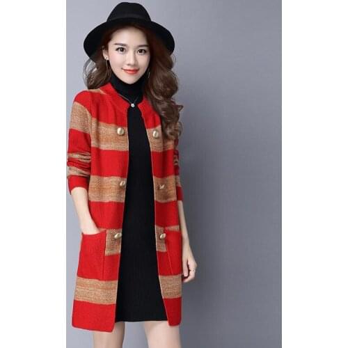 Spring Autumn Style Women Long knitted Cardigan Crop Tops Lady Casual Long Sleeve Knitted Outwear Cardigan Sweater ZZ0907