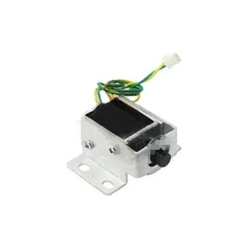 1pc solenoid lock 0837L-12C20 bank equipment automatic door lock slot machine various coin selectors