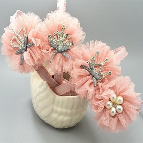 1 Pcs Sweet girls Gift Cute Princess Crown Hairband Girls Kids Hair Head Bows Accessories For Children Barrette Headdress