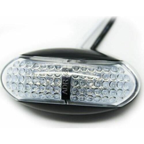 Side light yellow + red 10V-30V General truck 1 pcs truck truck universal LED two-color signal