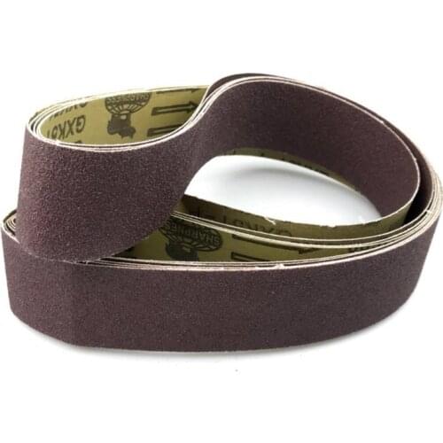 10 pieces 50x1220mm A/O Abrasive Sanding Belts 2"*48" P60-600 Coarse to Fine Grinding Belt Grinder Accessories