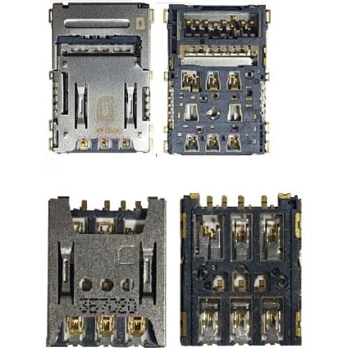 10pcs For Moto G5 XT1672 XT1676 BIG SMALL SIM Card Memory SD TF Reader Socket Holder Connector Slot Tray Part