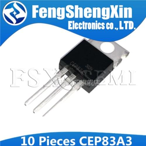 10PCS CEP83A3 TO-220 83A3 TO220 100A 30V MOS FET Tube
