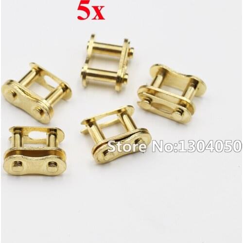 5X 428 Chain Master Connector Link 110 125 150 200 250CC ATV QUAD DIRT BIKE GOLDEN