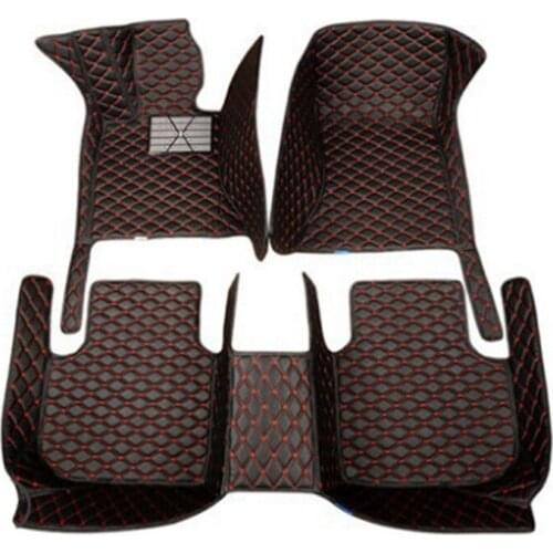 Custom car floor mats for Volkswagen All Models vw passat polo golf tiguan jetta touran touareg EOS car styling auto floor mats