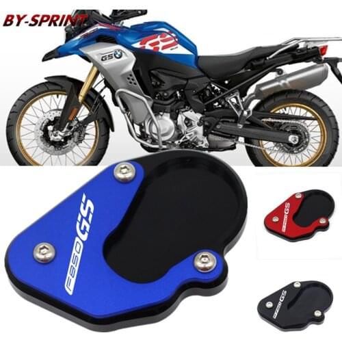 F850GS High quality Side Stand Pad Enlargement Plate Kickstand Extension Motorcycle CNC For BMW F 850GS F850 GS 2018-2019