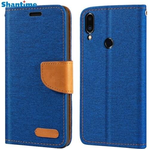Oxford Leather Wallet Case For Meizu Note 9 With Soft TPU Back Cover Magnet Flip Case For Meizu Note 9