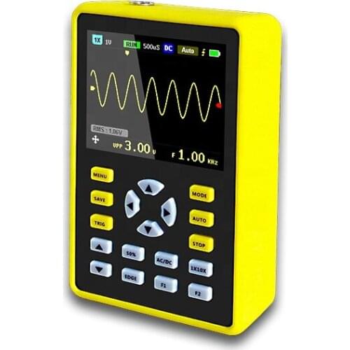 ADS5012H Digital 2.4 inch TFT Screen Anti-burn Oscilloscope 500MS/s Sampling Rate 100MHz Analog Bandwidth Support Waveform