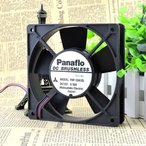 For Panaflo Panasonic 12025 12V 0.16A FBP-12A12L 12025 12CM cooling fan