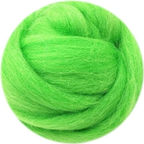 Feltsky 100g Felting Wool (70s 19um Grade) Needle Felting Diy Wool for Needle Felting Kit by Plastic Bag (N0.31)