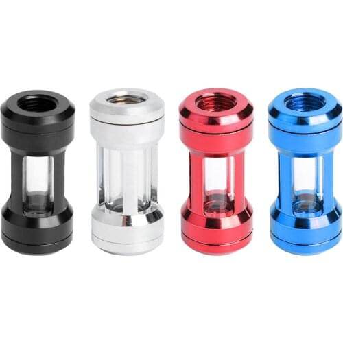 Computer Water Cooler Accessories Dual G1/4 Threads Water Cooler Filter Computer PC Liquid Cooling Flow Filter