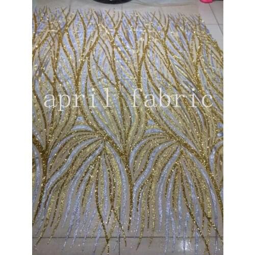 Hl005 gold silver line glued glitter hand print tulle net mesh fabric for sawing/party dress/fashion design