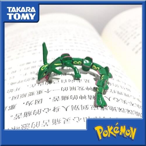 TAKARA TOMY Pokemon Monsters Rayquaza MC 3cm Toys Action Figure Children Christmas Gifts PVC Decoration