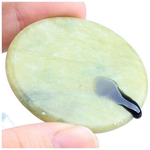 New Round Jade Stone Glue Pallet for 3D-5D Volume Eyelash Extension Individual Tools