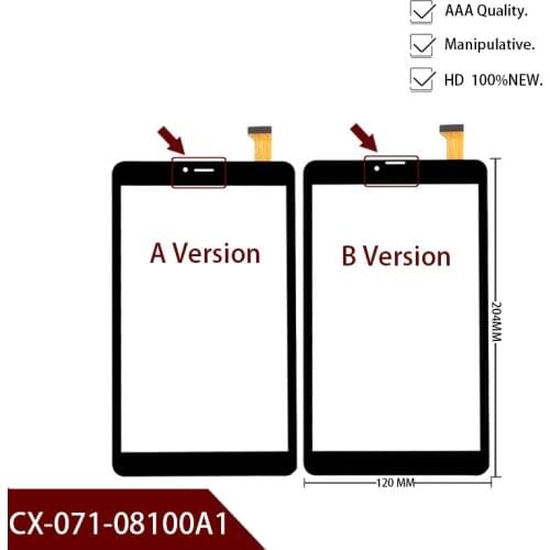 Original Phablet Panel For 8'' inch CX-071-08100A1 tablet Touch screen Digitizer Sensor replacement Multitouch