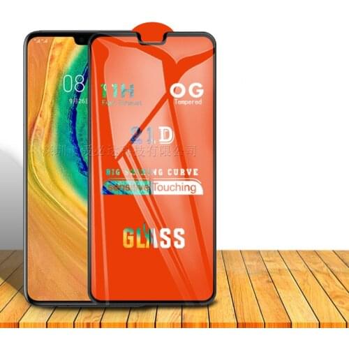 2 PCS 21D Cell phone Tempered Glass Film Full Curved Screen Protector For Huawei Mate 30/Enjoy 8E 9 9S 9E/Play8 play7C