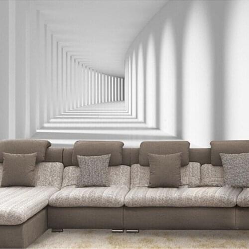 Custom Wallpaper Modern 3D Abstract Passway Wall Mural Photo Wallpaper For Living Room Sofa TV Background Wall Papers Home Decor