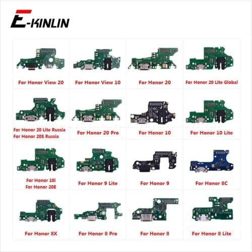 Connector Charger Board USB Charging Port Dock Plug Flex Cable For HuaWei Honor 9 9i 8C 8X Max Note View 20 10 Pro Lite