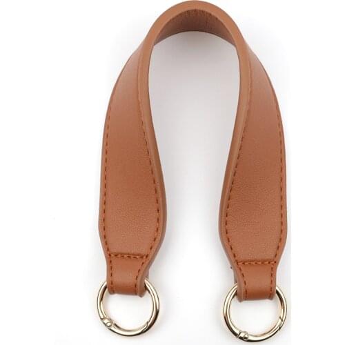 Bag Strap PU Leather Short Shoulder Strap Handbag Strap Genuine Leather Bag Belt Black Brown Color Handbag Bag Accessories