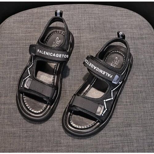 Sandals Women 2021 New Summer Ladies Velcro Platform Thick Sole Open Toe Sandals Female Outdoor Casual Fashion Roman Beach Shoes