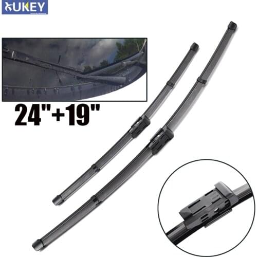 Xukey 2Pcs/set Front Windshield Wiper Blades For VW Passat CC Jetta 6 A6 MK6 For Skoda Octavia Typ 5E A7 Audi Q2 2013 2014 2015