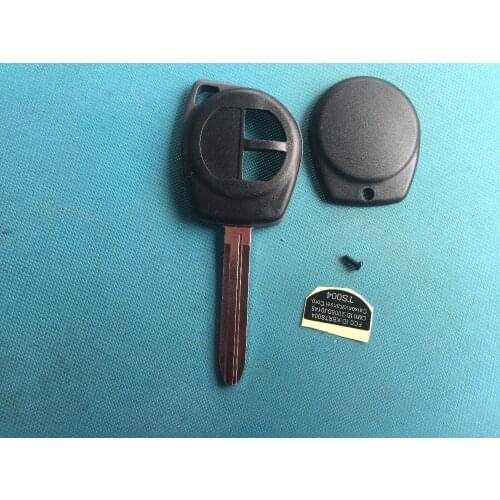 1Pcs New Replacement Plastics Key Shell Blank For Suzuki Grand Vitara 2 Button Remote FOB Case No Logo Car Accessories Auto Part