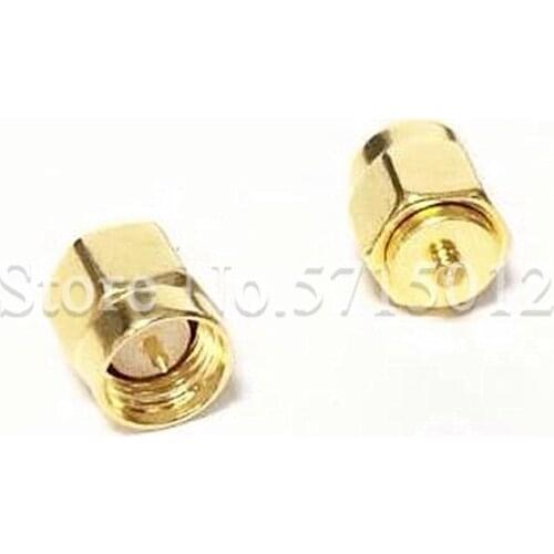 1pcs SMA Internal Thread Internal Needle Turn to IPX Test Head Connector Gold-plated Brass RF Adaptor