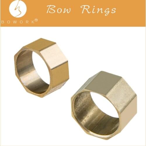 BOWORK 20PCS Violin Bow Rings Frog Rings for VIolin Bow Bow Parts Bow Replacement Brass