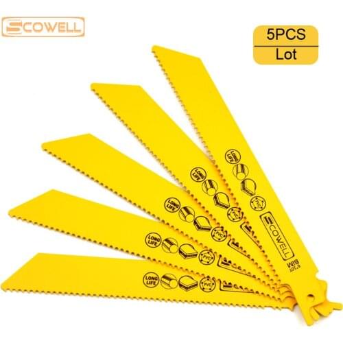 30% off HSS Bi-metal Reciprocating Saw Blades for Cutting Wood and Nail Power Tools Recipe Demolition Blade sabre saw blade
